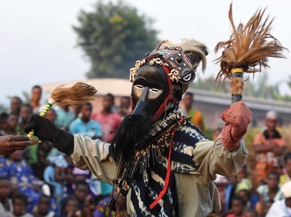 Traditioneller Maskentanz