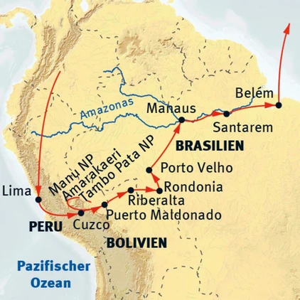 ein Korbflechter am Amazonas