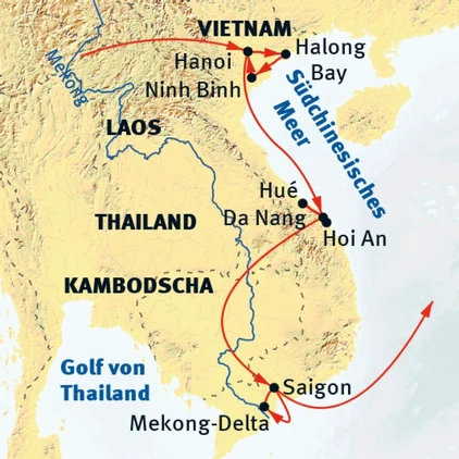 In der Trockenen Halong-Bucht
