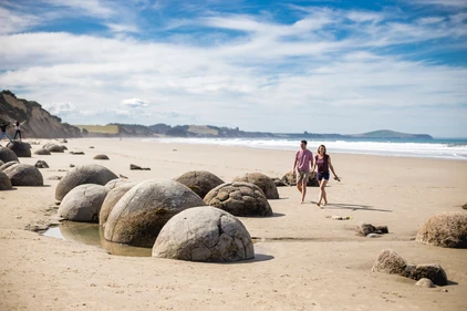Faszinierende Moeraki Boulders