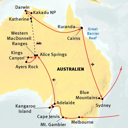 Mit dem GHAN durch das Outback