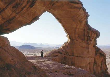 Felsformation im Wadi Rum