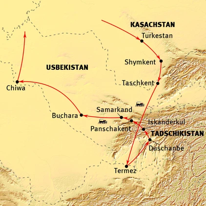 Das Mausoleum im Sultan Saodat Architectural Ensemble, Termez, Usbekistan