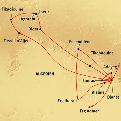 Tuareg in den Dünen der Sahara