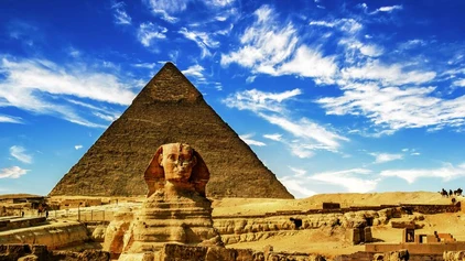 Die Cheops-Pyramide und der Große Sphinx