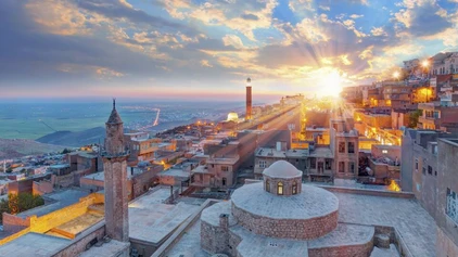 Mardin bei Sonnenuntergang