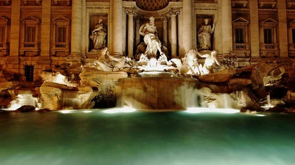 Der berühmte Trevi-Brunnen