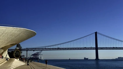 Die Ponte 25 de Abril in Lissabon