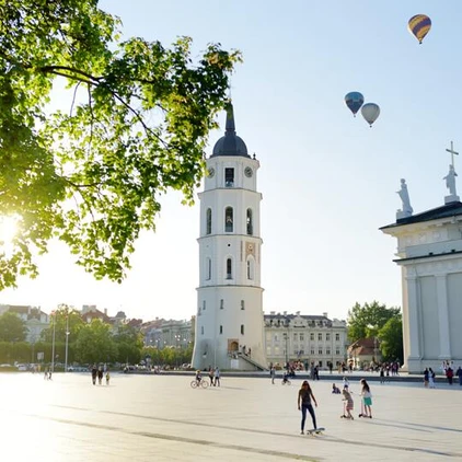 Kathedralenplatz in Vilnius