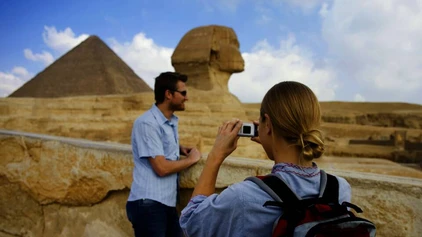 Die Pyramiden und Sphinx in Gizeh