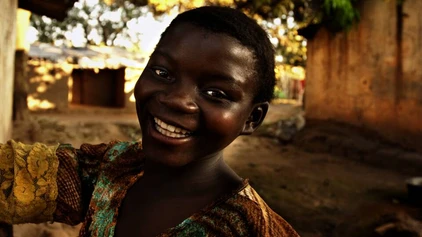 Mädchen in Sambia