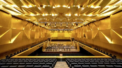 Goldener Konzertsaal der Stettiner Philharmonie