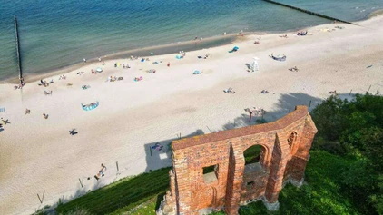 Ruine am Strand