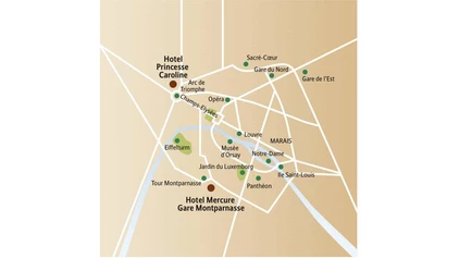 Zimmer im Hotel Mercure Gare Montparnasse, Paris