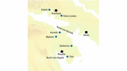 Griechische Geselligkeit beim Mittagessen