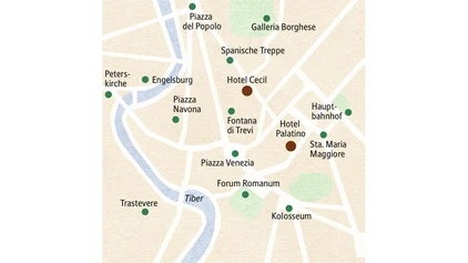 Der berühmte Trevi-Brunnen