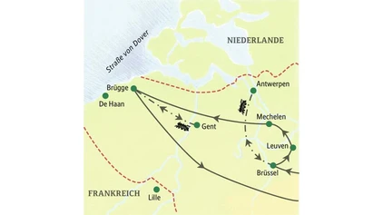 Eine Auswahl belgischer Pralinenspezialitäten
