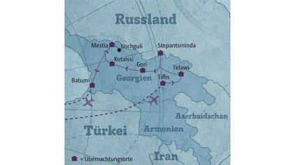 Begegnung mit Einheimischen in Georgien