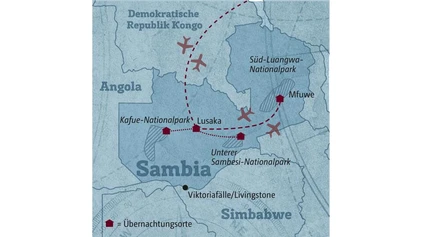 Mädchen in Sambia