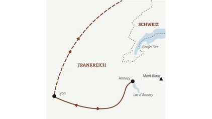 Die Zwei-Flüsse-Stadt Lyon