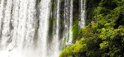 Beeindruckender Iguaçu-Wasserfall