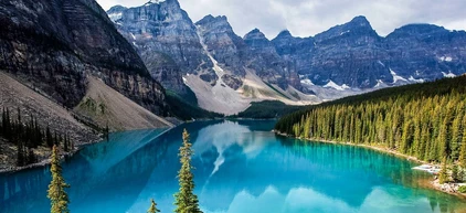 Lake Moraine im Banff-Nationalpark