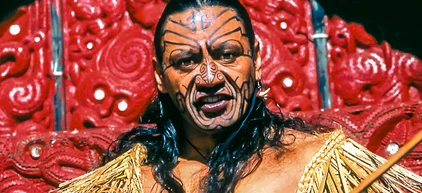 Portrait eines Maori-Mannes