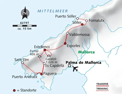 Blühende Berglandschaft oberhalb von Port de Sóller - Wolfgang Tschernich