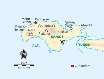 Teufelsstrand auf Samos - © Juergen Nowak / adobe.com