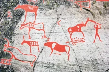 3.000 Jahre alte Felszeichnungen