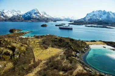 Postschiff im Raftsund