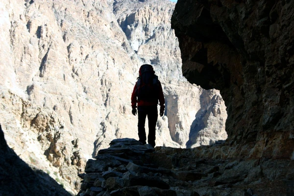 Auf dem Anmarschtrekking nach Phu im Tal von Himlung, Nepal