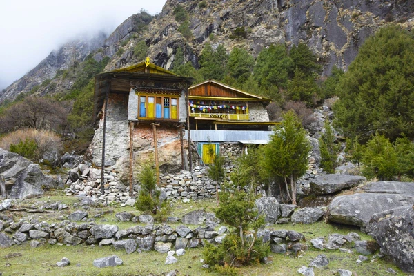 Lodge im Kanchenjunga-Gebiet Nepals: Entspannung in der Natur