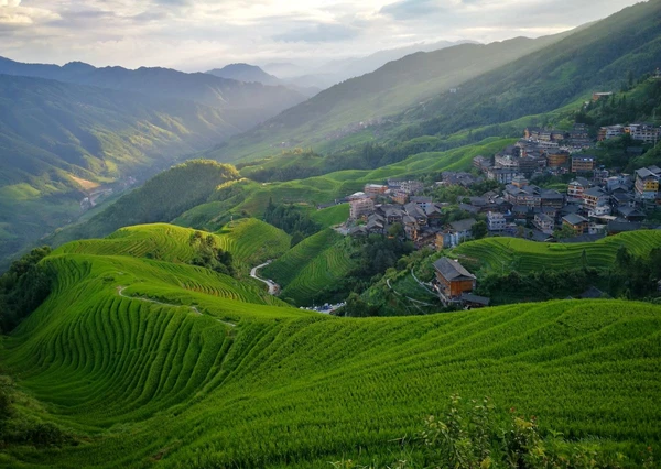 Entdecken Sie die atemberaubenden Longsheng Reisterrassen in China und erleben Sie die Natur hautnah.