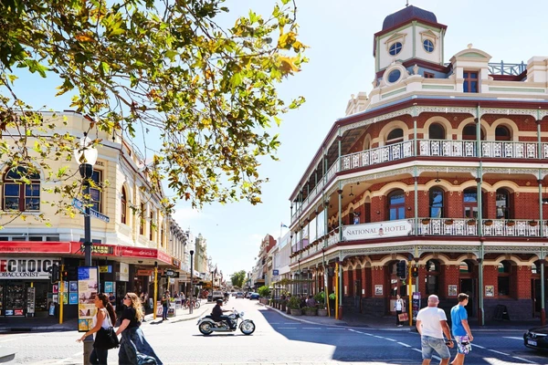 Erleben Sie die lebendige Innenstadt von Fremantle in Australien