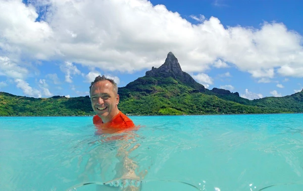 Steffen Wetzel auf Bora Bora