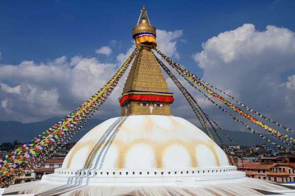Boudhanath – die beeindruckende Stupa in Kathmandu, Nepal, erleben