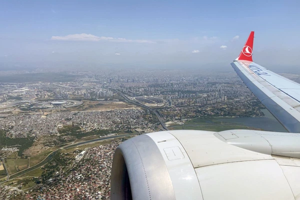 Türkische Landschaft aus dem Flugzeug – Entdecken Sie die Schönheit der Türkei