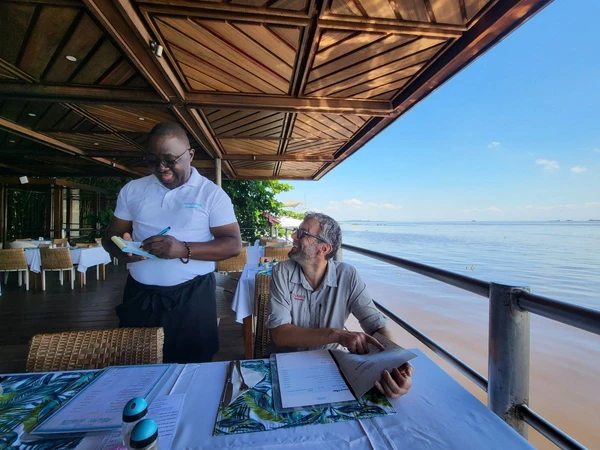 Restaurant am Kongo in Brazzaville