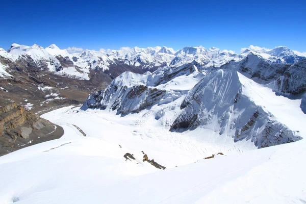 Erleben Sie die majestätische Schönheit des Saribung Gletschers in Nepal