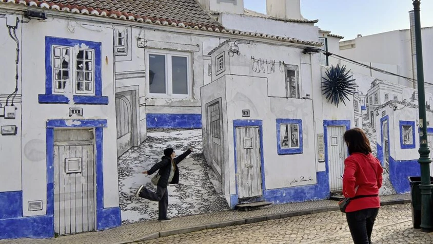 Portugiesisches Wandgemälde