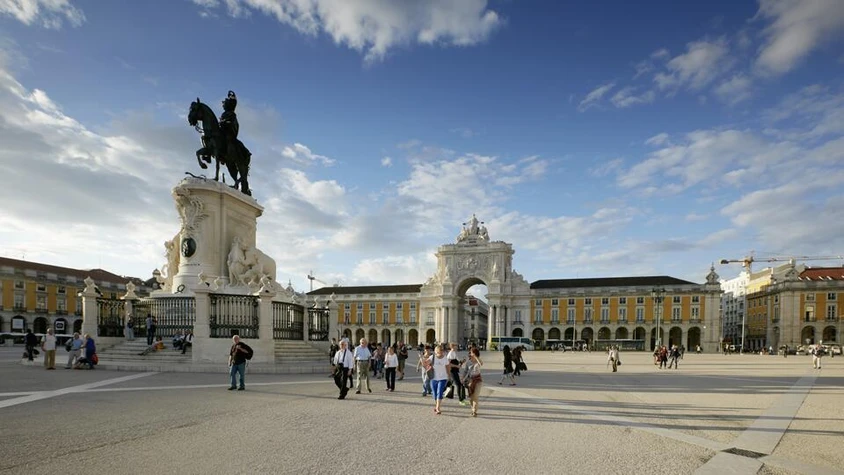 Reiterstandbild auf dem Praca do Comércio
