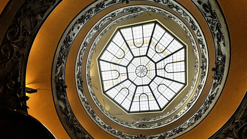 In den Vatikanischen Museen von Rom