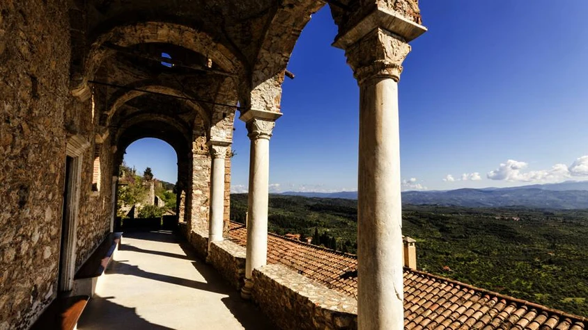 Klosteranlage in Mistra auf dem Peloponnes