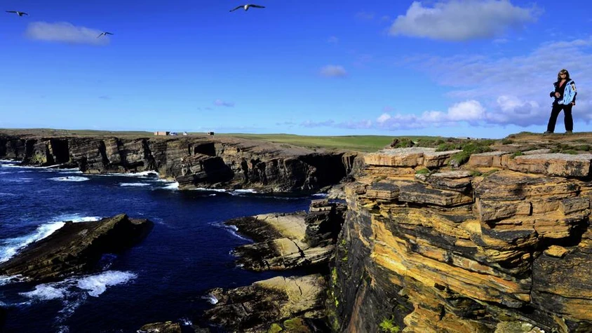 An der Westküste der Hauptinsel des Orkney-Archipels