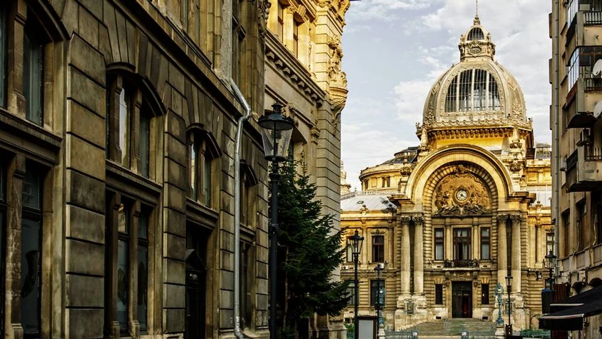 Im Stadtteil Lipscani in Bukarest