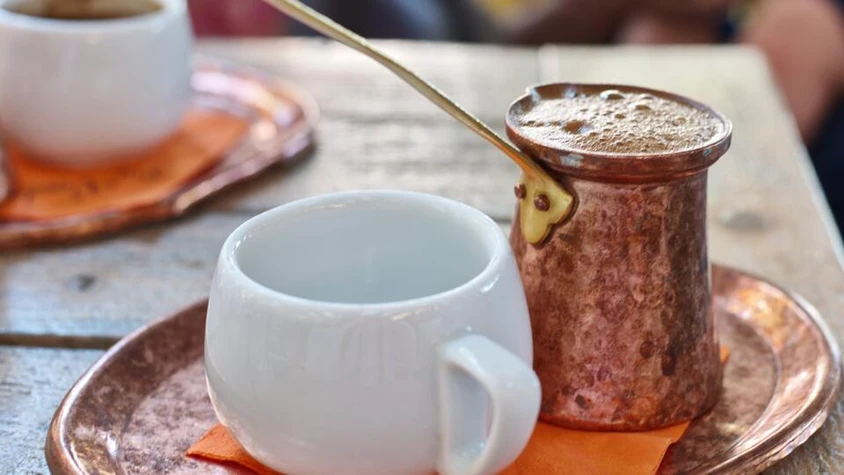 Lecker duftender griechischer Kaffee
