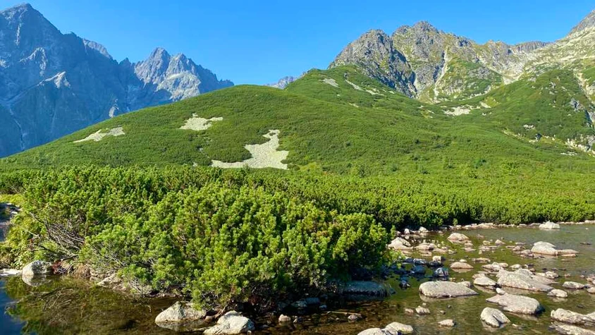 Bergsee in der Hohen Tatra
