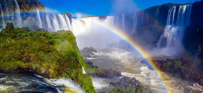 Regenbogen an den Iguaçu-Fällen