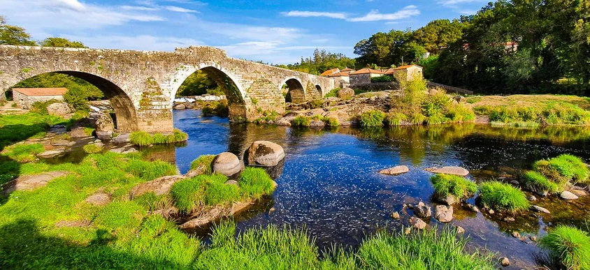Ponte Maceira auf dem Jakobsweg